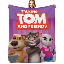 Sixtom the My Talking and friends Tom   Mesti pledas Vyriškas minkštas šiltas pledas sofai 150x125cm(60x50in)