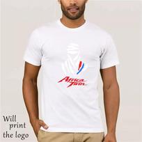 Dakar Rally Africa Twin Cotton Tshirt 100 Cotton Biker Graphic Tee M white