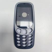 Visas korpusas Nokia 3310 (2G versija) Rėmelis + galinis dangtelis Korpusas su anglišku klaviatūra juoda