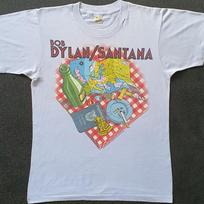 Vintage 1984 Bob Dylan Santana European Tour TShirt S gray
