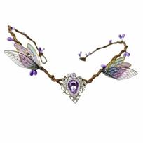 Diadem Elven Crown Flower Vine Fairy Headpiece Fashion Elf Tiara  Gothic Style Style B gray