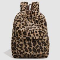 Schoolbag schoolbag autumn and winter plush 1011 new high school backpack girls college students leisure travel lightweight backpack no specifications gray