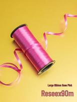 Helium Balloon Ribbon Cable Tie for Birthday & Wedding Decorations pink