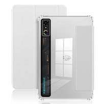 for ZTE RedMagic Tablet 3 Pro REDMAGIC Astra 9.06 inch PU Leather Magnetic Flip Case AirBag Detachable Clear Back Shell REDMAGIC Astra 9.06 balta