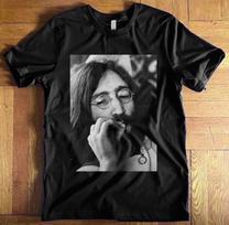 John Lennon Unisex T-shirt XL gray