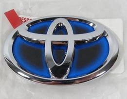 3D Automobilio Hibridinis Logotipas Priekinės grotelės Variklio dangtis bagažinės Emblema Toyota Corolla Camry RAV4 Hilux CHR Highlander Yaris Vios Alphard HRV Reiz 10cmX7cm