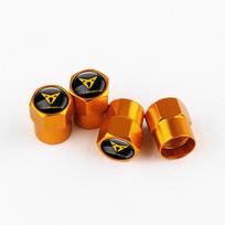 For Seat Cupra FR Ateca Ibiza Cordoba Leon Exeo Altea Arona 4Pcs Car Wheel Tire Valve Caps Tyre Stem Cover Bolt-In Accessories