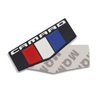3D Metalinis Automobilio Lipdukas CAMARO Trikolorė Logotipo Emblema Ženklelis Chevrolet Cruze Captiva Suburban Silverado Camaro Corvette Malibu