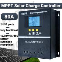 100A MPPT saulės įkrovimo valdiklis 12V 24V 36V 48V LCD ekranas Baterijos išmanusis reguliatorius Maks. 100V įėjimas Dvigubas USB švino-rūgštinėms/ličio baterijoms