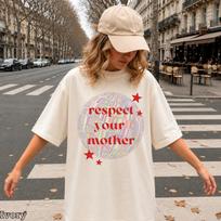 Harry Styles Respect Your Mother Tshirt Mens And Womens Summer Cotton Clothing Fashion Oversize Shortsleeved Tshirt Unisex L white