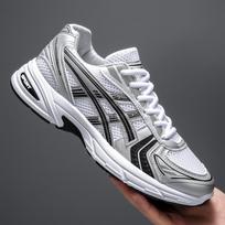 Kvėpuojantys laisvalaikio sportiniai tinklelio kedai poroms ir vyrams Size 42 sidabras