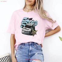 Retro Drift Car T Shirt Street Racing Graffiti Style Race For Jdm Fans 90s Motorsport Aesthetic Vintage Stretched Unisex 4XL beige