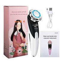 Veido masažuoklis Facial Lifting Firming Beauty Vibracinė veido valymo priemonė balta