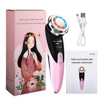 Veido masažuoklis Facial Lifting Firming Beauty Vibracinė veido valymo priemonė rožinė