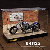 1:12 Imitacinių Motociklų Modelių Vitrina Šaunūs Lenktyninių Motociklų Papuošalai Skaidri Apsauganti Nuo Dulkių Vitrina 2022 Naujas brown