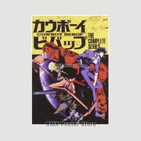 Cowboy Bebop Plakatai Kreidinis popierius Anime Figūrėlės Spaudiniai Tapyba Paveikslai Svetainės Baro Dekoravimas Namų Dekoras Manga Sienų Lipdukai 42x30cm white