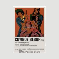 Cowboy Bebop Plakatai Kreidinis popierius Anime Figūrėlės Spaudiniai Tapyba Paveikslai Svetainės Baro Dekoravimas Namų Dekoras Manga Sienų Lipdukai 42x30cm