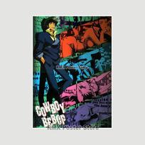 Cowboy Bebop Plakatai Kreidinis popierius Anime Figūrėlės Spaudiniai Tapyba Paveikslai Svetainės Baro Dekoravimas Namų Dekoras Manga Sienų Lipdukai 42x30cm