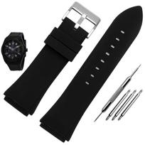 Guminė laikrodžio apyrankė 22mm Mėlyna spalva Silikonas Guminė apyrankė spėjimui W0247G3 W0040G3 W0040G7 laikrodžių apyrankės prekės ženklo sportinio laikrodžio dirželis 22mm gray