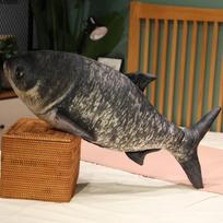 30-100CM Imitacinė žuvis pliušiniai žaislai Realistiška tilapija karpis karšis pliušinė pagalvė įdaryta minkšta lova atlošo pagalvė kūrybingas dekoras dovana 40cm