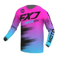 Motocross Jersey lenktynės Visureigis Dviratis MX Enduro MOTO Motociklas Flexair drabužiai Vyriški MOTO Moteriški kalnų Dirt Bike Downhill M-Jersey purple