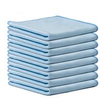 Mikropluošto stiklo valymo šluostė, skirta buičiai, langams, staliniams kompiuteriams, LCD ekranams – šalina vandens dėmes 25*25cm (12 pieces) mėlyna