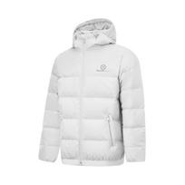 Li Ning Wade Series Hot Pot Down Jacket Waterproof Hooded Warm Men Jacket Chuan-Stone-Gray AYMT163-4 4XL