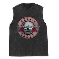 Vasarinis Guns N Roses Amerikietiško Vintažo Skalbtas Senas Liemenė Vyriška Moteriška Laisva Retro Tendencija Berankovė Marškinėliai Tank Topai L gray