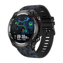 2025 Naujas GPS Sportinis Išmanusis Laikrodis Vyrams Vandeniui Atsparus Fitneso Seklys Bluetooth Skambutis 650Mah Baterija Išmanusis Laikrodis Moterims Apyrankė Xiaomi Silicone belt-B juoda