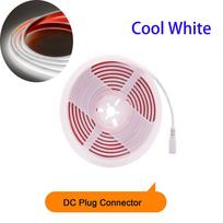 DC24V IP68 320LED/M COB LED juosta CRI90 Lanksti LED juosta Vandeniui atsparus silikoninis vamzdelis Didelio tankio linijinė LED juosta (DC Connector) L=13M šalta balta spalva