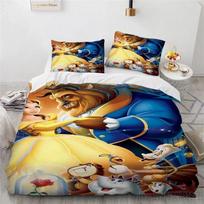 3D Animacinis Filmas Aladinas Antklodės Užvalkalų Rinkinys HD Antklodės Užvalkalas Vaikų Lovos Patalynės Rinkinys Lovatiesės Miegamojo Dekoras US Queen 229x229cm