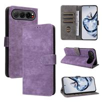 Atverčiamas dėklas ZTE nubia Air, pagamintas iš PU odos, pilnos apsaugos telefono dėklas [RFID blokavimas], apsauginiai dėklai for ZTE nubia Air violetinė