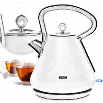 Elektrinis virdulys Yoer, 1,7 l, 3000 W, belaidis, baltos ir chromo spalvos