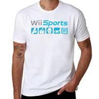 Wii Sports marškinėliai medvilniniai marškinėliai vyriški marškinėliai vyrui grafiniai vintažiniai marškinėliai M white