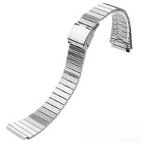 dėl Casio retro mažo kvadratinio A159W-N1 A158WA A168 f91w AE1200 1300 metalinio nerūdijančio plieno mažo auksinio laikrodžio su 18mm 13mm white