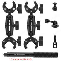 Insta360 X3 X4 Motociklo Dviračio Panoraminis Selfie Stick Monopodas tvirtinimas Vairo Laikiklis For GoPro 13 12 11 10 DJI Priedas