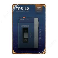 Walkman - Tps-L2 Modelis 1 Metalinės Plokštės Sieninė Kavinė Sieninė personalizuotos Plokštelės Skardos plokštė Plakatai 20x30cm