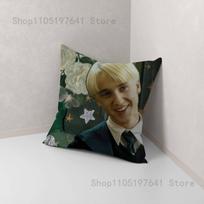 Aktoriaus D-Draco M-Malfoy Pagalvės užvalkalas Sofos Dekorui Automobilio Biuro Kambario Spausdintas Pagalvės Užvalkalas Dekoracijos ir Apsauga 12x12Inch gray