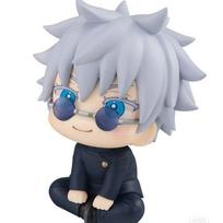 10cm Jujutsu Kaisen Anime Figūrėlė Žiūrinti į viršų Chousou Veiksmo Figūrėlė Q Versija Satoru Gojo/Geto Suguru Figūrėlė PVC Kolekciniai Žaislai gray