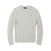 KOSY Amerikietiško Vintažinio Stiliaus Verslo Megztinis Unisex Laisvo Kirpimo Megztas Puloveris Retro Stiliaus Biuro Laisvalaikio Drabužis S balta