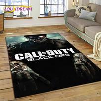 Call of Duty Karinis žaidimas Žaidėjas COD Kilimas kilimėlis Miegamojo svetainės Namų sofos dekoravimui, Vaikų žaidimų didelis dekoras Grindų kilimėlis Dovana 40x60cm( 15x23in )