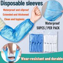 Apsauginis dušo dangalas, perdirbamas, kojai/kojoms/rankai/rankoms, gipso tvarsčio dušo apsauga, vandeniui atspari dušo apsauga Disposable Sleeves blue