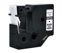 Su DYMO D1 suderinama juostelė CIDY 53713 24 mm balta juostelė juodas tekstas