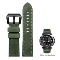 24 mm retro tikros odos dirželis Casio PROTREK serijos laikrodžiams PRW-6600 PRG-600Y PRG-650 PRG-600 Lauko sportiniams laikrodžiams 24mm gray