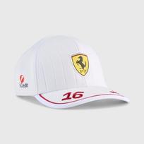 2025 baltas raudonas Ferrari komandos lenktynių F1 kepuraitė Madingas raidė 16 44 Siuvinėta beisbolo kepuraitė Atsitiktinė lauko apsaugos nuo saulės skrybėlė white
