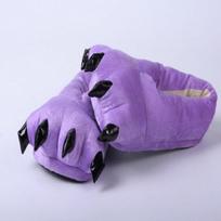 Gyvūnų Kigurumi Šlepetės Vaikams Suaugusiesiems Pižamos Batai Animaciniai filmukai Vienaragis Dinozauras Žiema Šilti Nagai Avalynė 44 purple