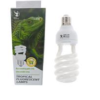 1 vnt. Vėžlio, driežo, gyvatės roplių šildymo lempos 13W/26W UV spinduliai Energijos taupymas Terariumo deginimosi šviesa 5.0 10.0 UVB roplių lempa A 26W 5 black