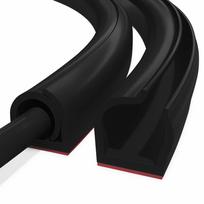Profesionalus lipnus laidų slėptuvas Sieninis kanalas Kabelių dangteliai Kanalo PVC lankstus kabelių paslėpėjas Namų biuras black