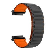 Naujas silikoninis magnetinis dirželis Huami Amazfit T-rex/T Rex Pro laikrodžiui, apyrankė Amazfit Trex 2/3 pakeitimui Amazfit T-Rex3 black