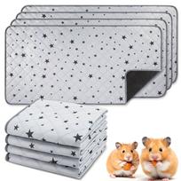 Žvaigždžių rašto jūrų kiaulytės narvo įklotas: Sugerianti, nepralaidi, daugkartinio naudojimo ir skalbiama šlapimo paklotė 30*30CM Pad white